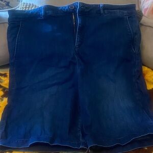 NYDJ Dark Blue Jean Shorts